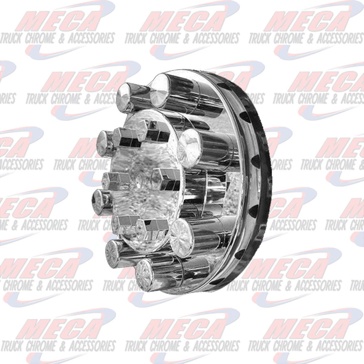 HUBCAP REAR PLASTIC W/ TOP HAT NUT COVERS