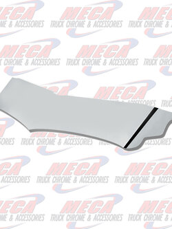 VISOR DROP FL FLD FLAT TP W/6 BB ANGLE LED CLR AMB