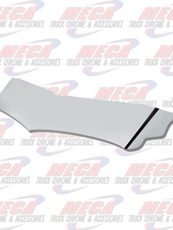 VISOR DROP FL FLD FLAT TP W/6 BB ANGLE LED CLR AMB