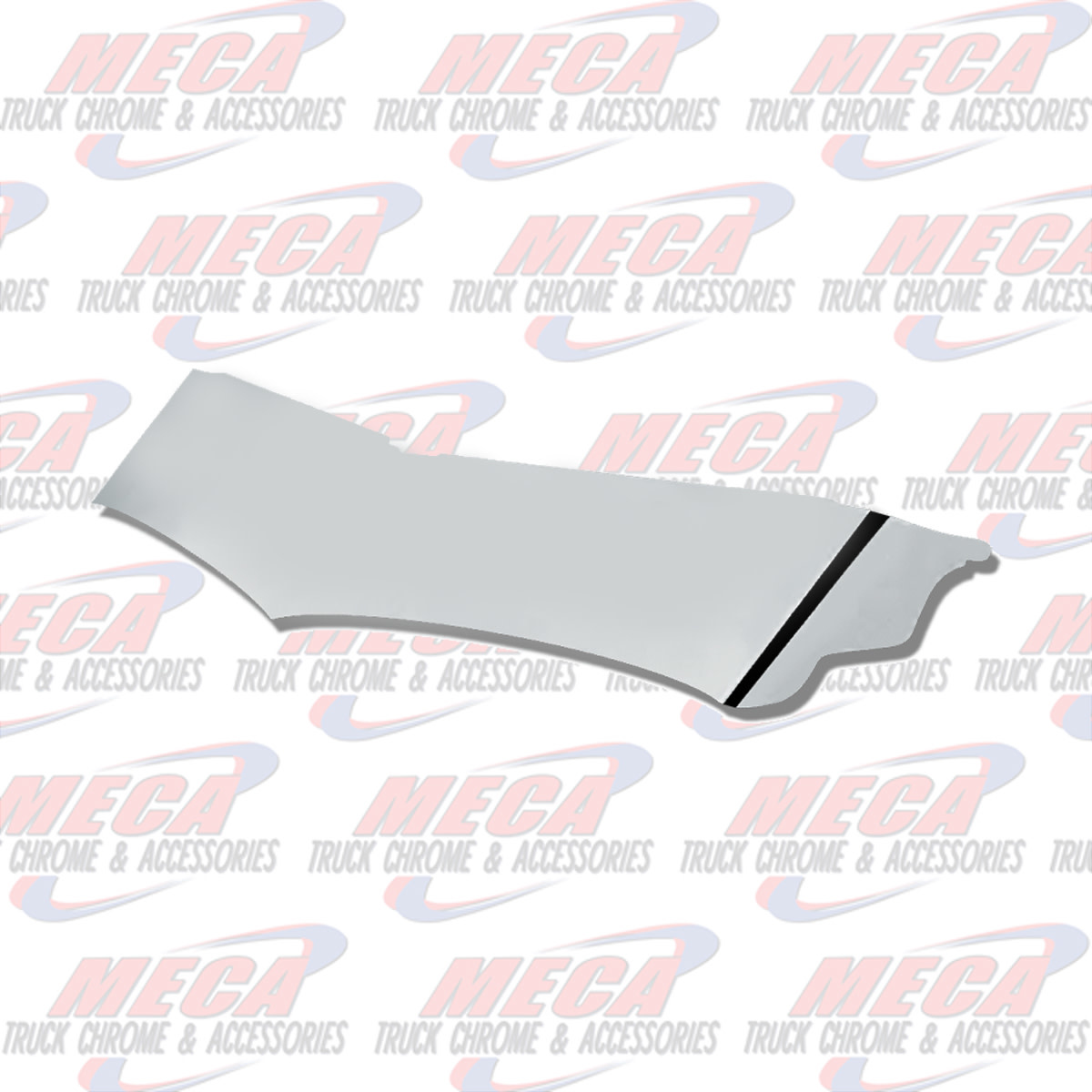 VISOR DROP FL FLD FLAT TP W/6 BB ANGLE LED CLR AMB