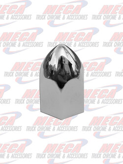 NUT CVR BULLET SPIKE PUSH ON 1.5'' 20/TRAY PLASTIC single