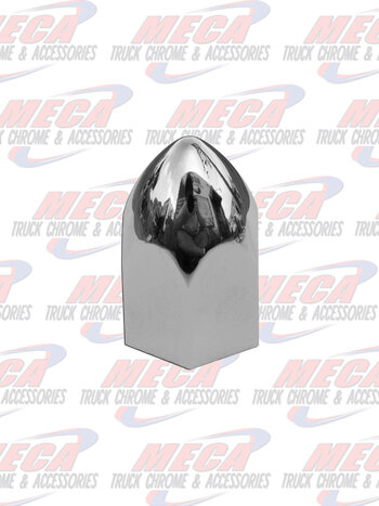 NUT CVR BULLET SPIKE PUSH ON 1.5'' 20/TRAY PLASTIC single