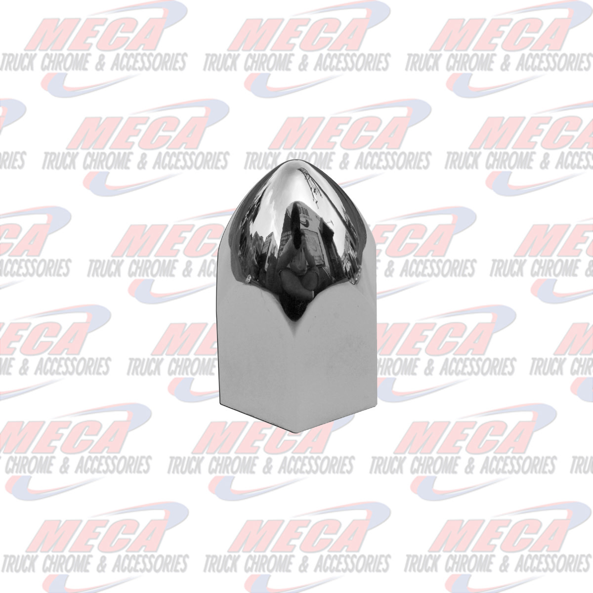 NUT CVR BULLET SPIKE PUSH ON 1.5'' 20/TRAY PLASTIC single