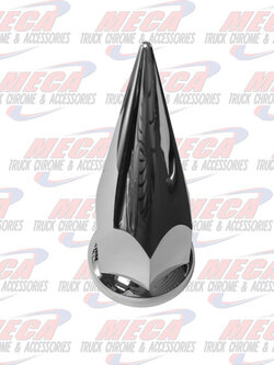 NUT COVER POINTED SPIKE 33MM PUSH ON W/FLANGE 10PK single