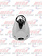 NUT COVER ROUNDED PUSH ON 1.5'' PLASTIC 20/TRAY single