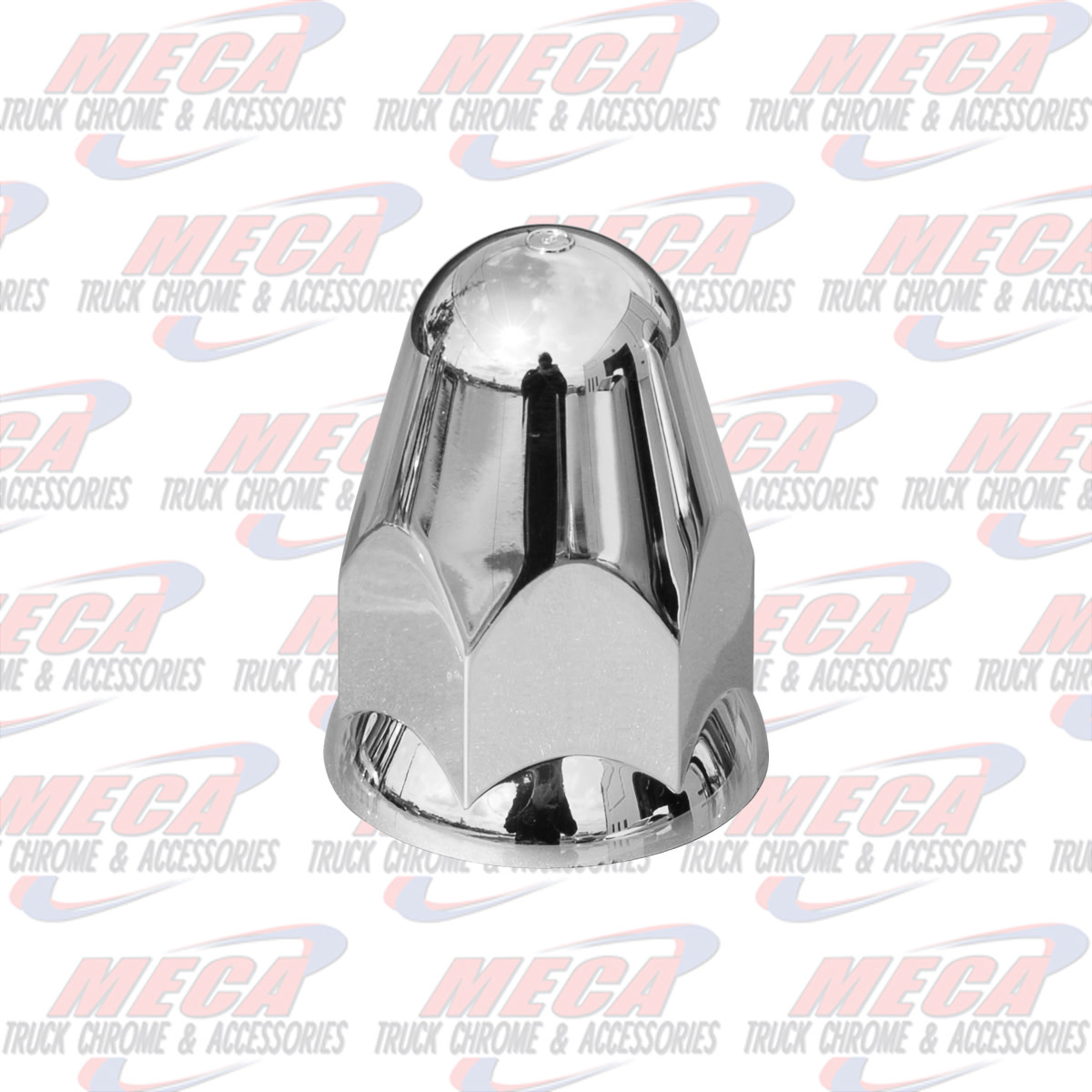 NUT COVER 1.5'' ROUNDED PUSH ON PLASTIC W/ FLANGE single