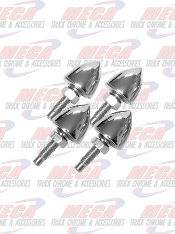 TAG LICENSE PLATE BULLET BOLT SET (SET OF 4) single