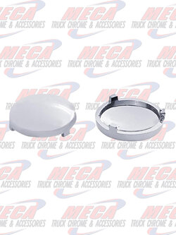 UPHOLSTERY BUTTON COVER FL CHROME single