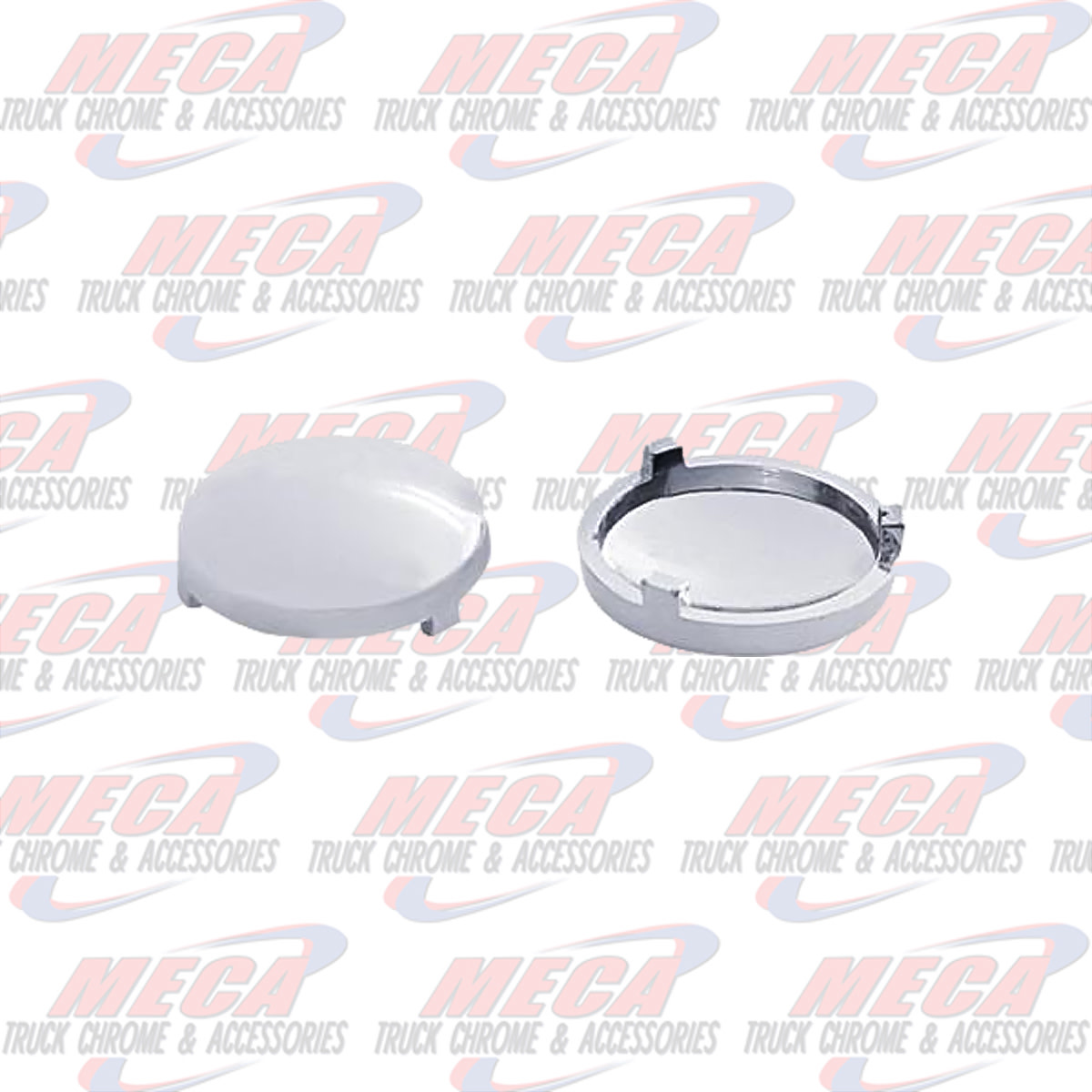 UPHOLSTERY BUTTON COVER FL CHROME single