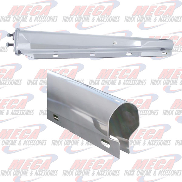 MUDFLAP HOLDER CHROME POINTED 1-1/8'' BOLT CENTER single