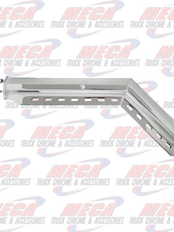 MUDFLAP HOLDER CHROME ANGLE HD  1 1/8'' BOLT SEP single