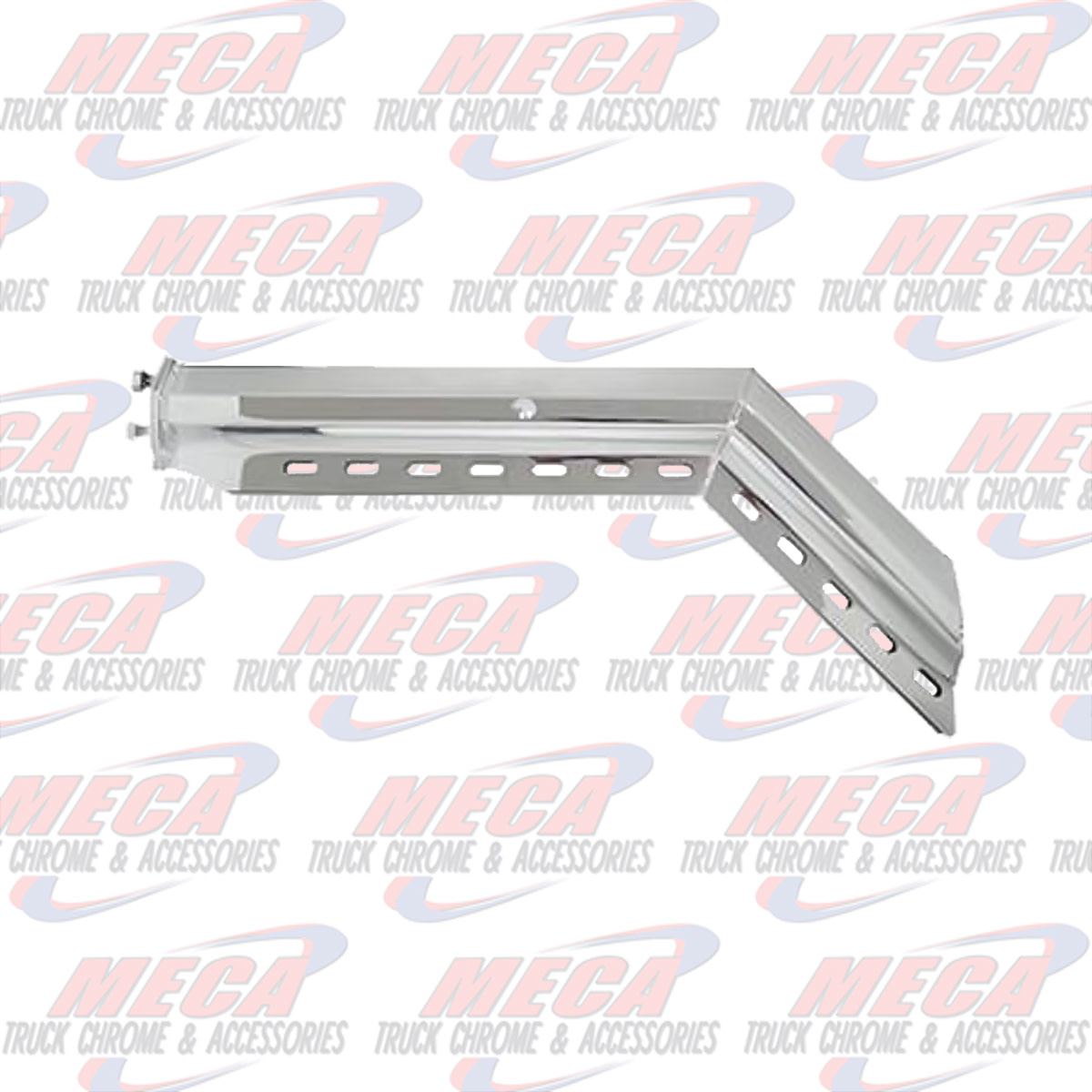 MUDFLAP HOLDER CHROME ANGLE HD  1 1/8'' BOLT SEP single