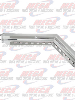 *** Use CHL5105 *** MUDFLAP HOLDER CHROME ANGLE 2-1/2'' BOLT CENTER single