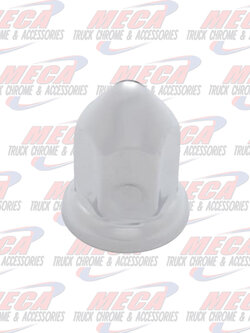 NUT CVR FLAT TOP PUSH  ON W/FLANGE 33MM PURPLE EA