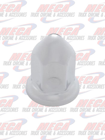 NUT CVR FLAT TOP PUSH  ON W/FLANGE 33MM PURPLE EA