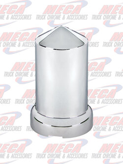 NUT COVER POINTED TOP HAT  W/FLANGE 33MM EACH