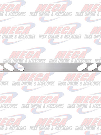 1 PC S.S. REAR LIGHT BAR W/ SLANTED OVAL HOLES