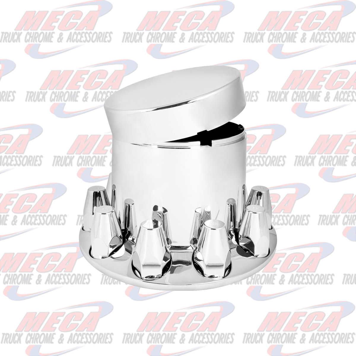 CR. ABS REAR AXLE COVER FLAT W/SCREW-ON 33MM NUT COVER