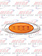 LED LIGHT P1 PHOENIX AMBER W/ BEZEL
