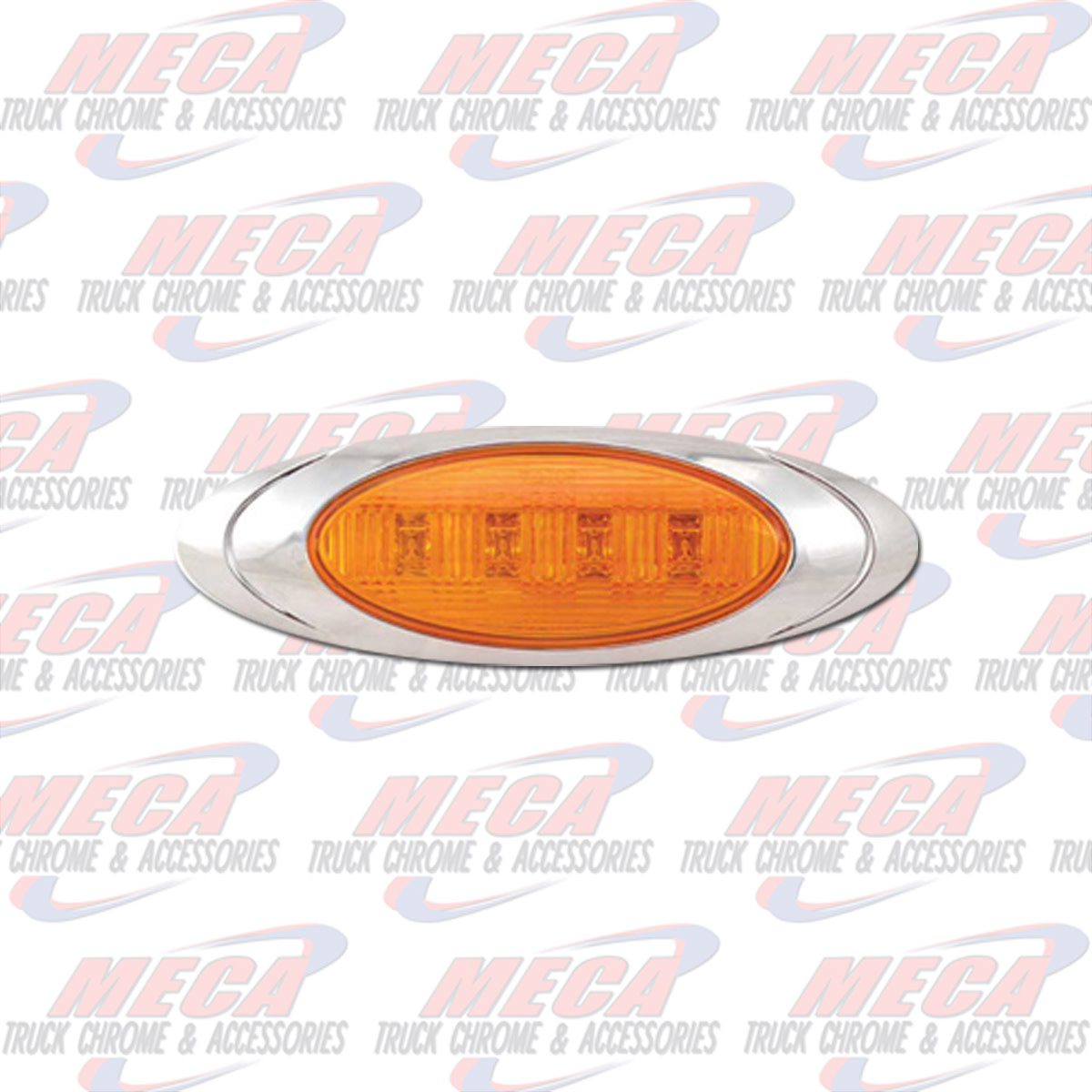LED LIGHT P1 PHOENIX AMBER W/ BEZEL