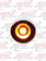 MINI 3- LED DOTS AMBER W/ 1/2" SCREW MOUNT