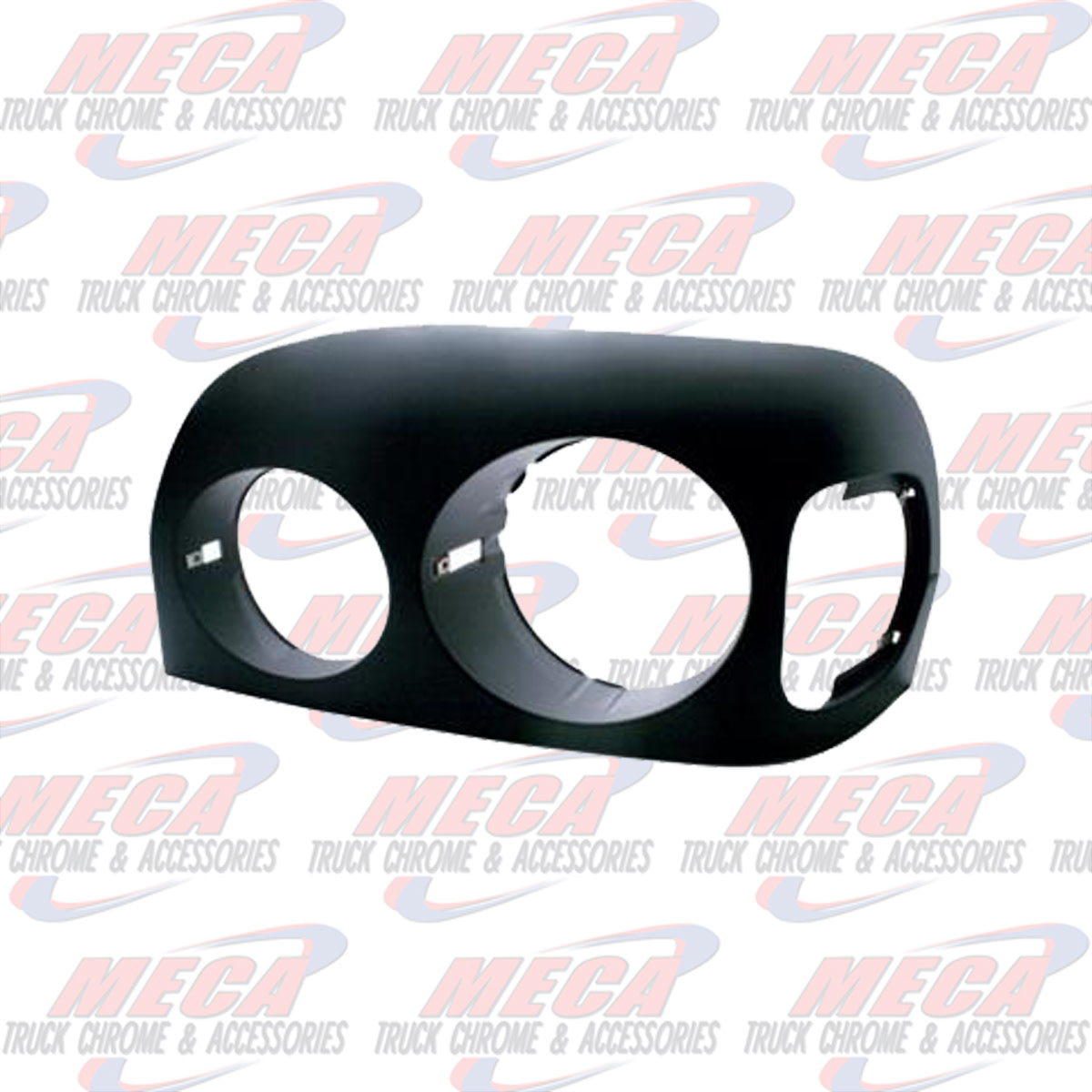 (BOX) BLACK FREIGHTLINER CENTURY HEADLIGHT BEZEL - PASSENGER SIDE