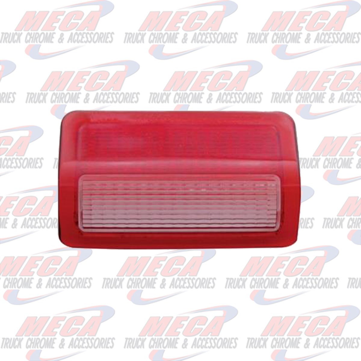 (BULK) 2006+ PETERBILT PASSENGER DOOR LIGHT LENS - RED