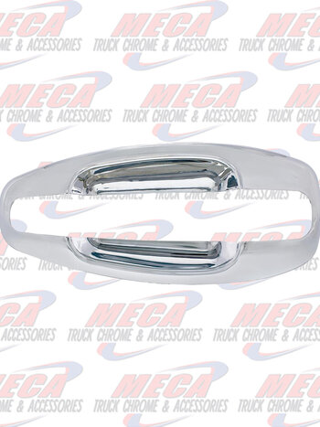 (CARD) CHROME EXTERIOR DOOR HANDLE COVER FOR 2013+ KENWORTH T680 & T880 TRUCKS - DRIVER