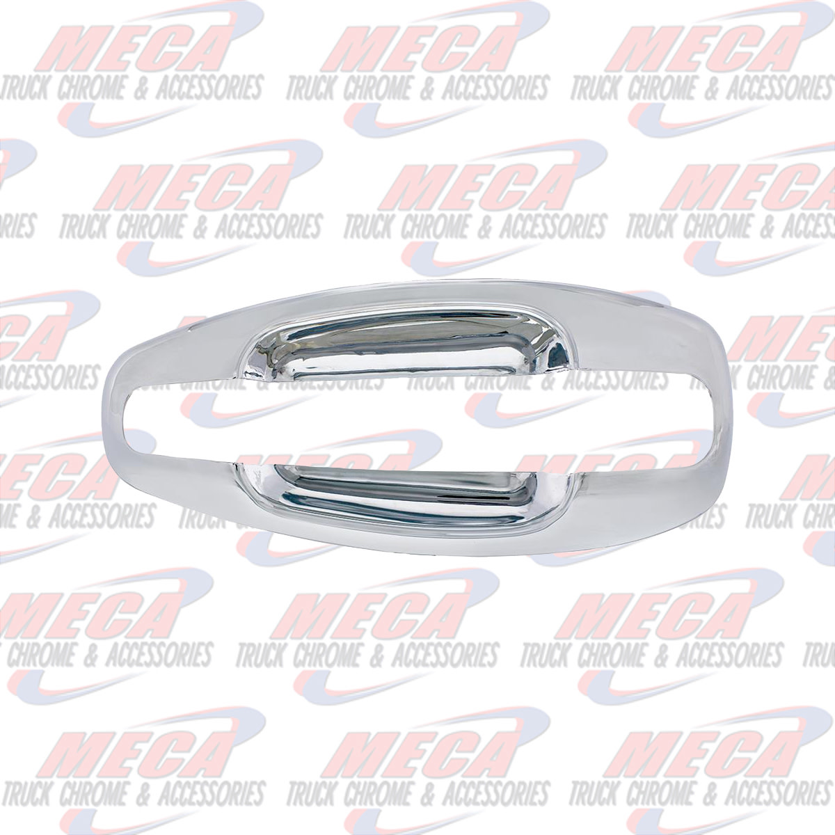 (CARD) CHROME EXTERIOR DOOR HANDLE COVER FOR 2013+ KENWORTH T680 & T880 TRUCKS - DRIVER