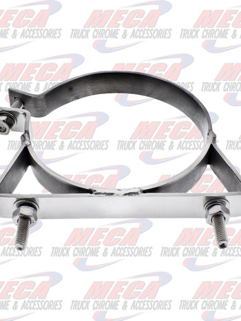 UNITED PACIFIC EXHAUST CLAMP UNIVERSAL 6'' CHROME THIN STYLE
