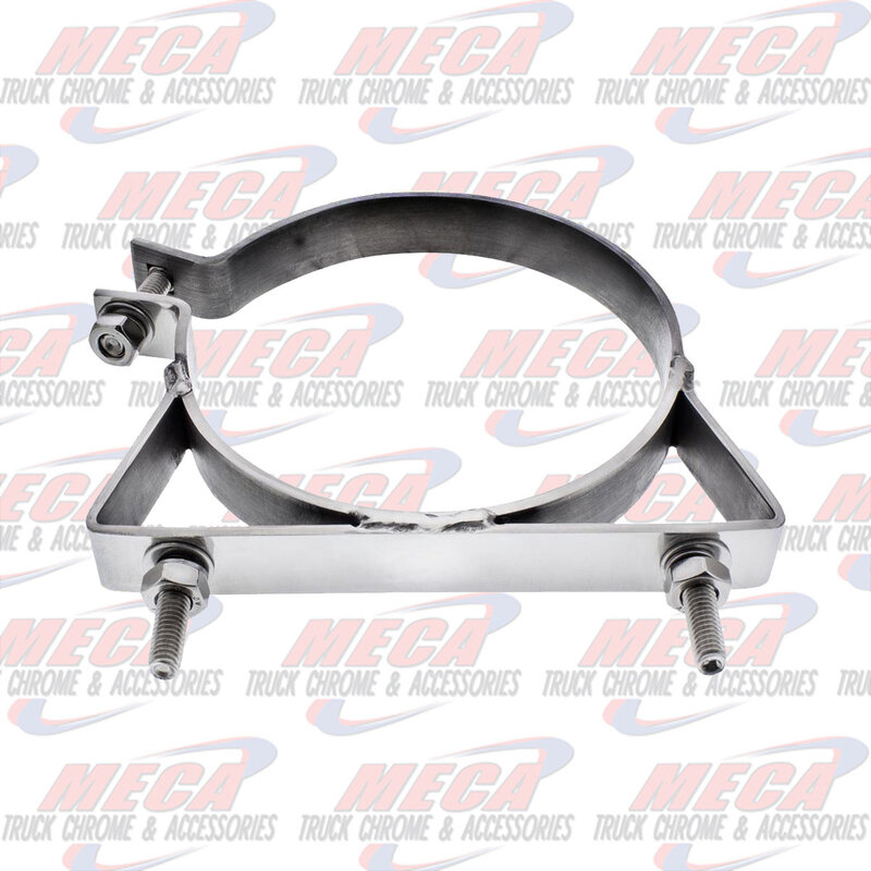 UNITED PACIFIC EXHAUST CLAMP UNIVERSAL 6'' CHROME THIN STYLE