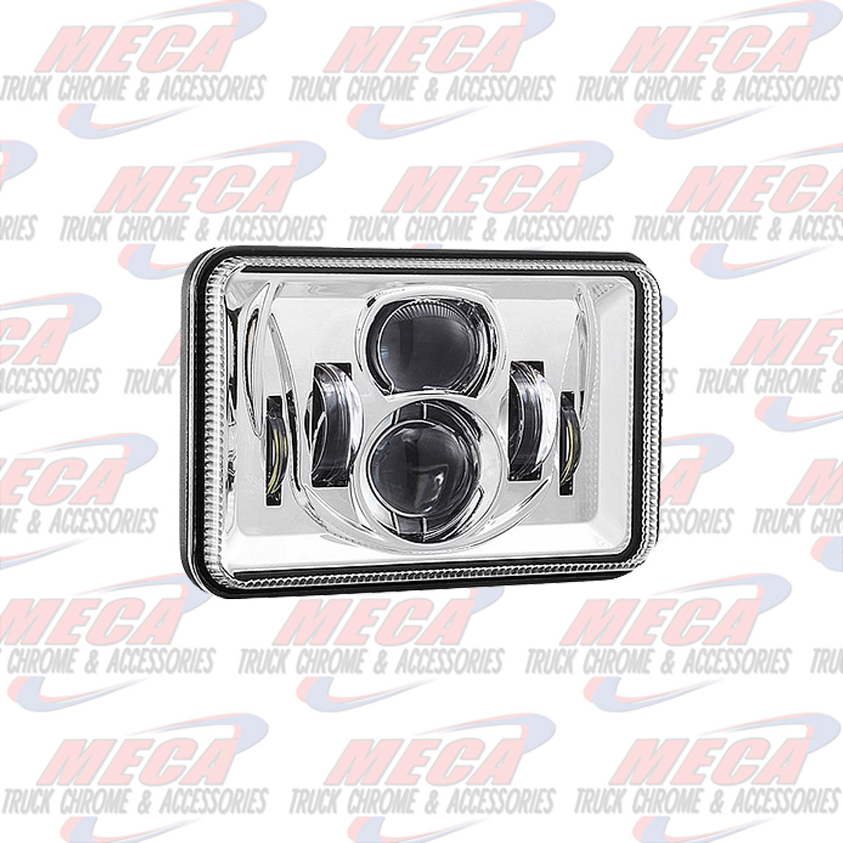 LED HEADLIGHT BEAM 4" X 6" (DOT COMPLIANT) HIGH/LOW PROJECTOR RECTANGULAR HEADLIGHT 3500 LUMENS DOT COMPLIANT