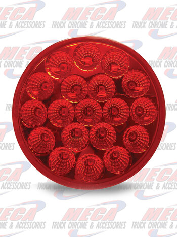 4" Red Stop, Turn & Tail LED (19 Diodes)