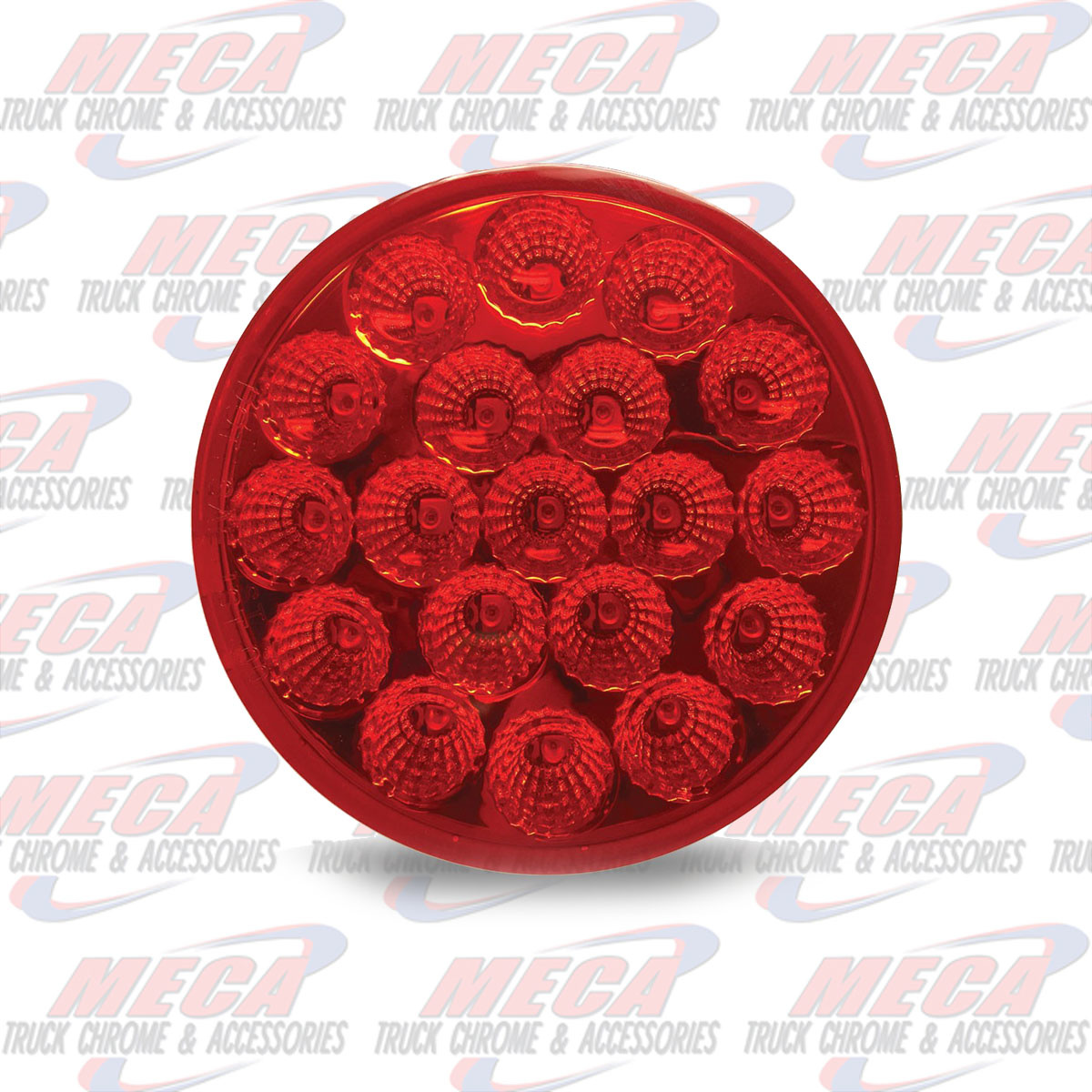 4" Red Stop, Turn & Tail LED (19 Diodes)