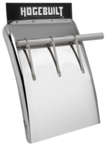 QTR FENDER 34" 430 S/S W/MOUNTING TUBE & BRACES UNASSEMBLED