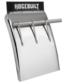 QTR FENDER 34" 430 S/S W/MOUNTING TUBE & BRACES UNASSEMBLED