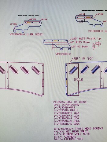 VISOR FL CENTURY HIGH ROOF WICKED W/ 10 BB LIGHTS W/ (3 SIDE BOLTS)