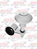 STEERING WHEEL SPINNER KNOB LIQUID SILVER FITS 1-1/8" TO 1-5/6" DIA.