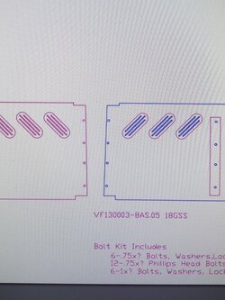 VISOR DROP FL CENTURY W/ 8 BB LEDS S/S 18" 98-04 (2 SIDE BOLTS) WIDE SIDES