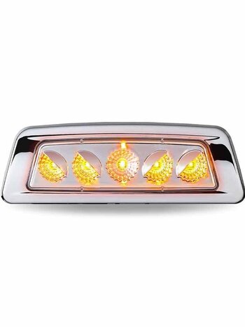 FENDER LIGHT DRIVER SIDE KW T680/ T700/ T880 CLEAR AMBER