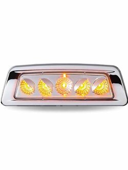 FENDER LIGHT PASSENGER SIDE KW T680/ T700/ T880 CLEAR AMBER
