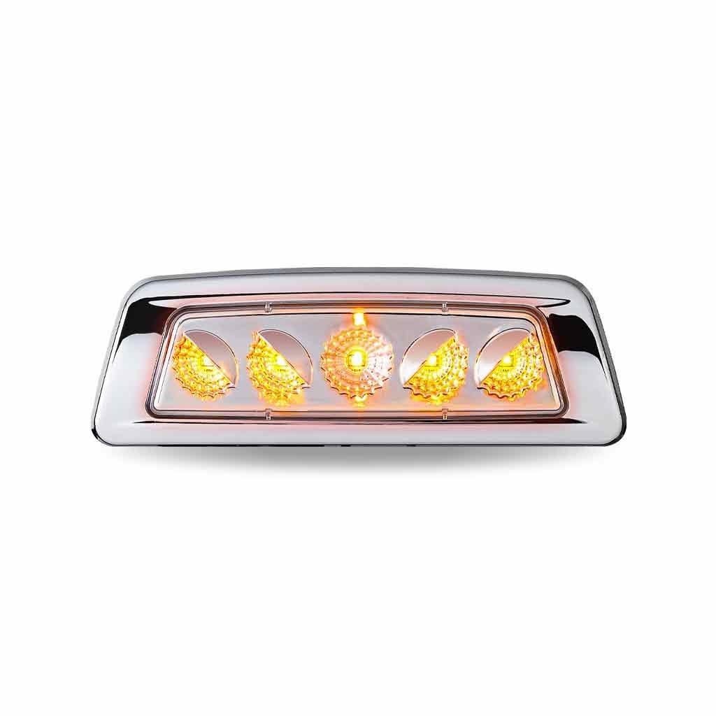 FENDER LIGHT PASSENGER SIDE KW T680/ T700/ T880 CLEAR AMBER