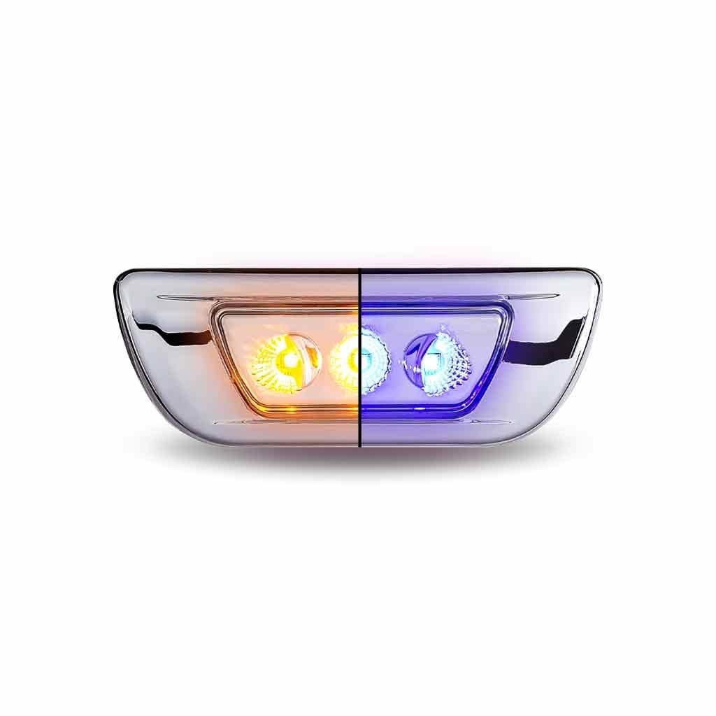 CAB VISOR LIGHT KW T680/ T700, PB 579 DUAL REVOLUTION AMBER BLUE