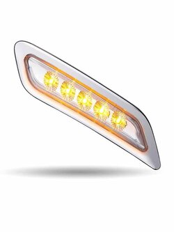 PASSENGER DOOR LED LIGHT PB 579/ 567/ 587 CLEAR AMBER