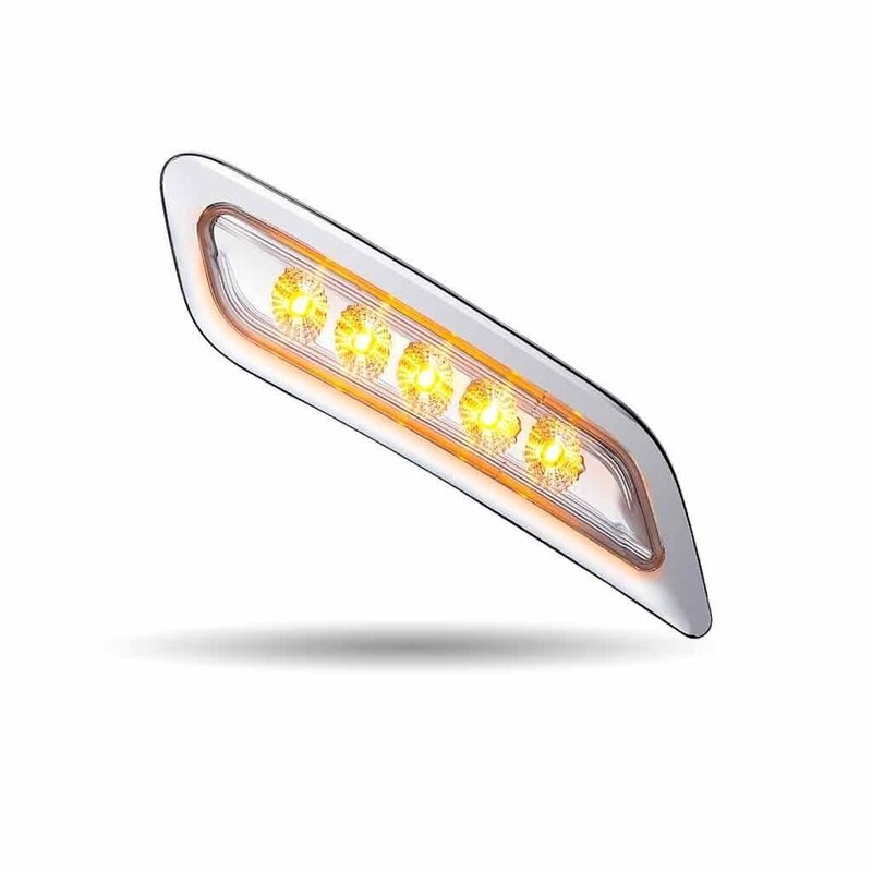 PASSENGER DOOR LED LIGHT PB 579/ 567/ 587 CLEAR AMBER