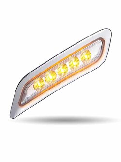 DRIVER DOOR LED LIGHT PB 579/ 567/ 587 CLEAR AMBER