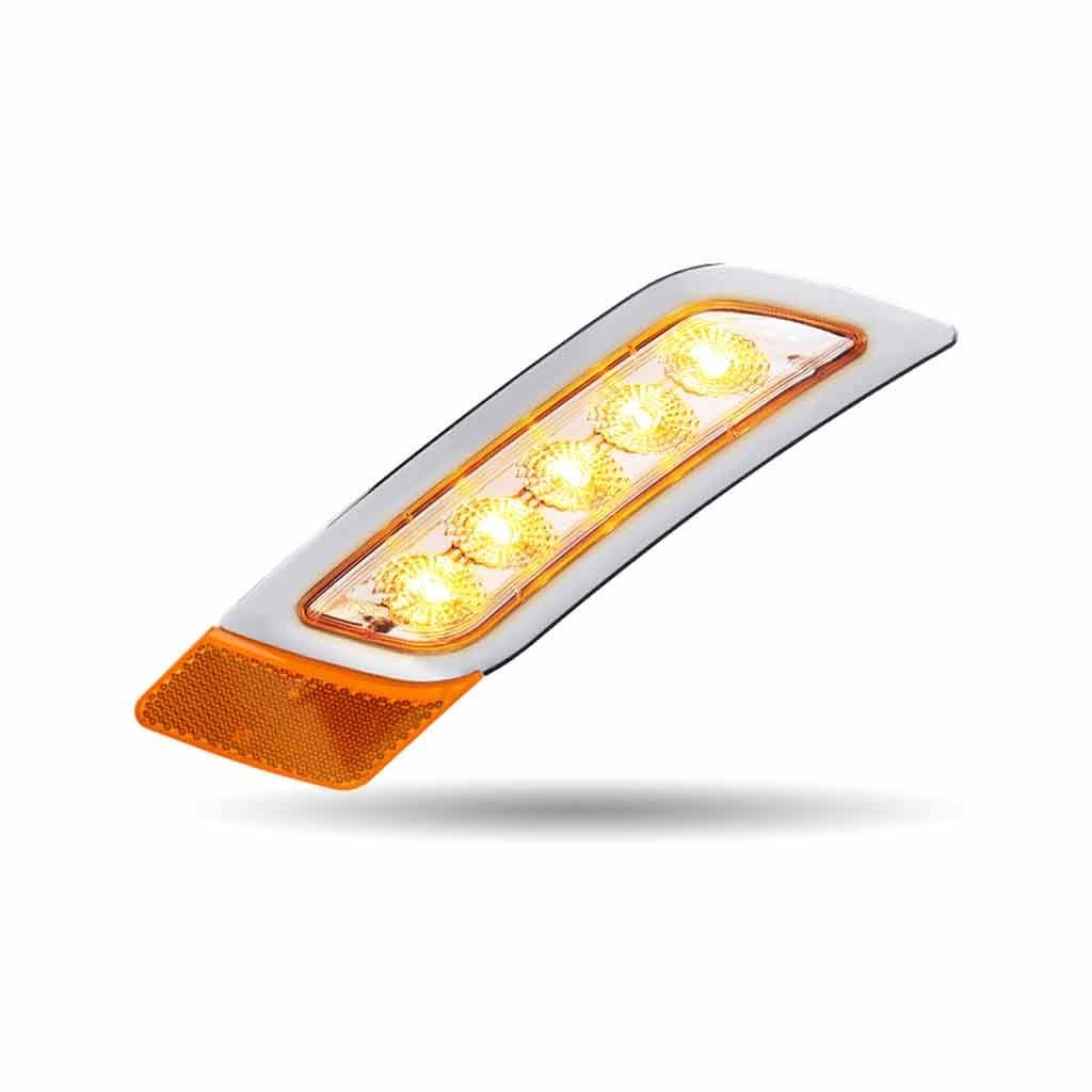 FENDER LIGHT DRIVER SIDE PB 579/ 567/ 587 CLEAR AMBER