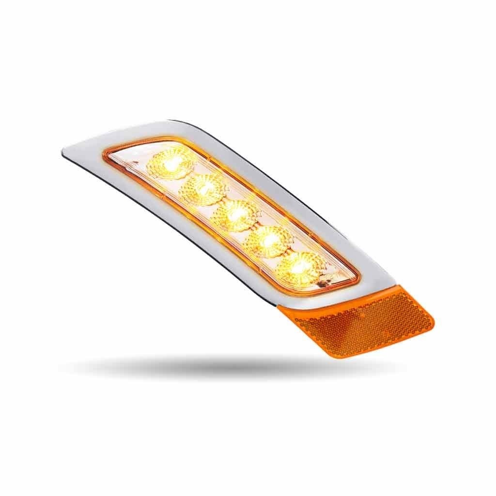 FENDER LIGHT PASSENGER SIDE PB 579/ 567/ 587 CLEAR AMBER