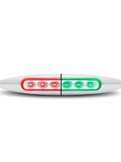 LED SUPER SKINNY MARKER LT 6" W/ DIODES DUAL REVOLUTION RED GREEN