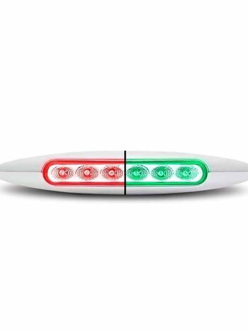 LED SUPER SKINNY MARKER LT 6" W/ DIODES DUAL REVOLUTION RED GREEN